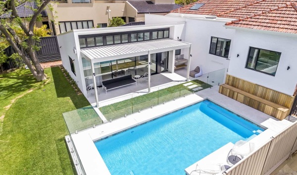 house with pool