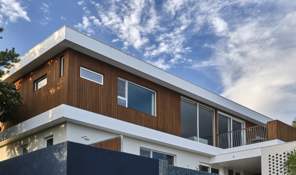 performance design worm's eye view of a trueline house