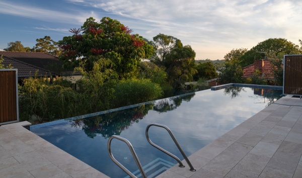 trueline homes mindful home design - pool