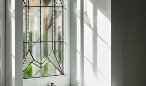 nedlands - decorative window with sunlight coming through